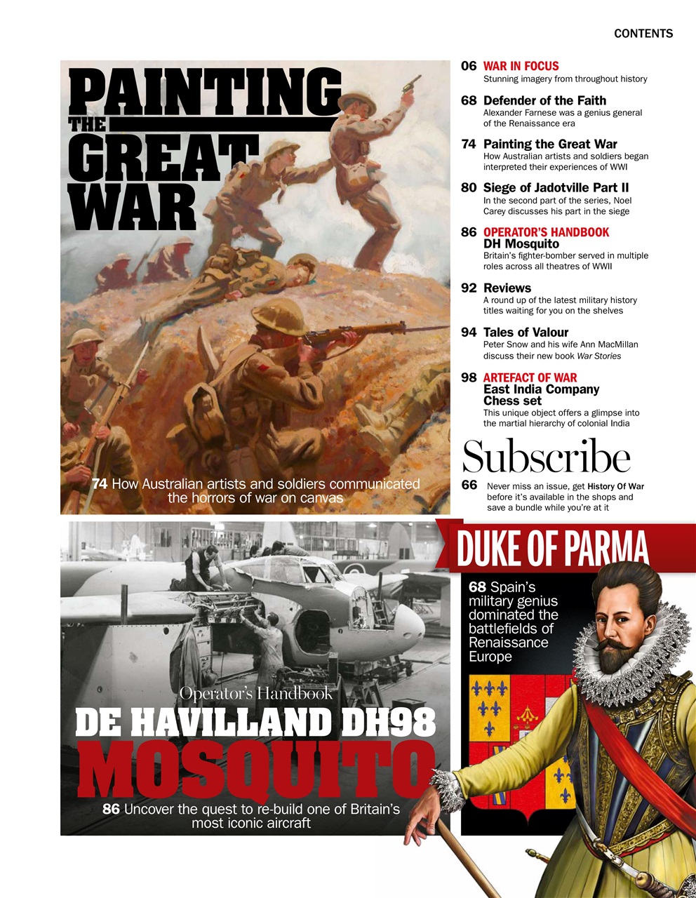 History of War Preview Pages