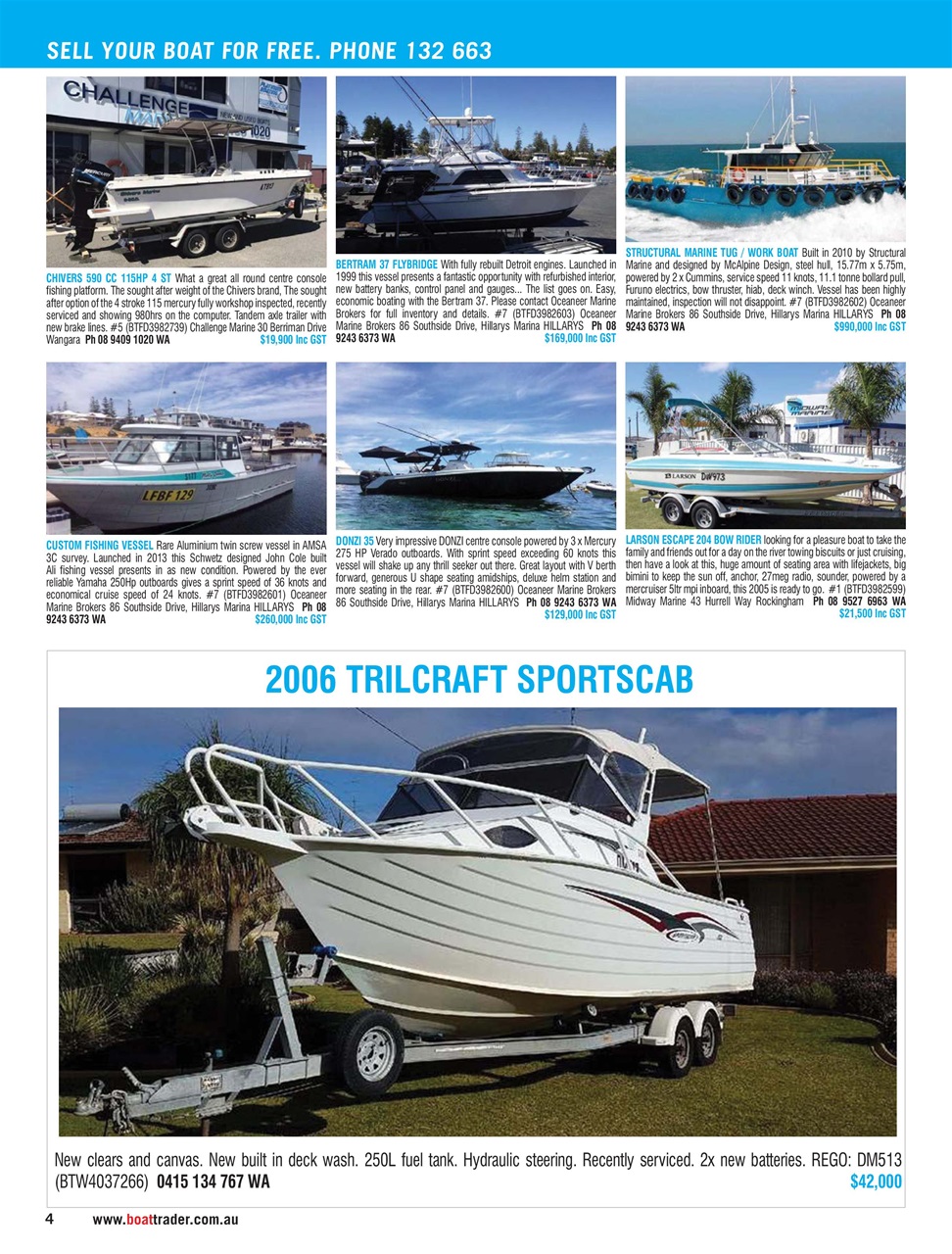 Boat Trader Australia Preview Pages