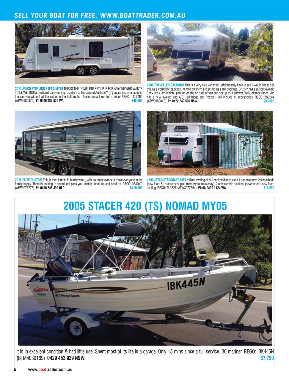 Boat Trader Australia Preview Pages