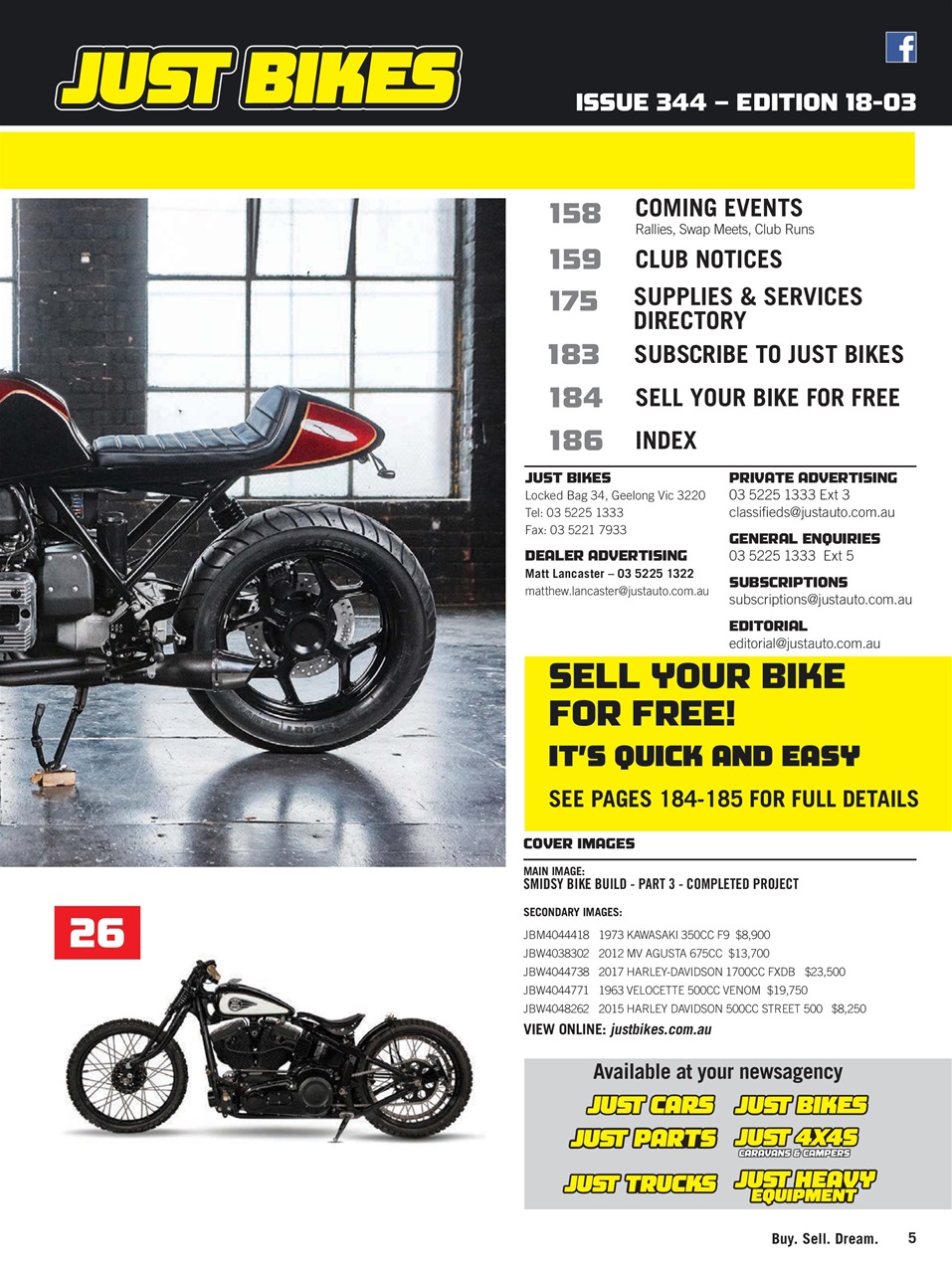 JUST BIKES Preview Pages