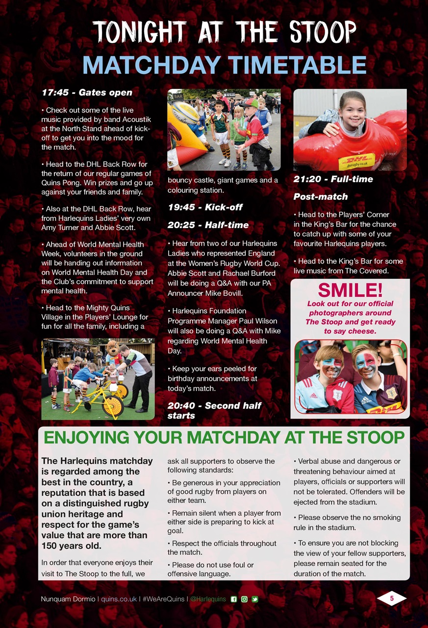 Harlequins Preview Pages