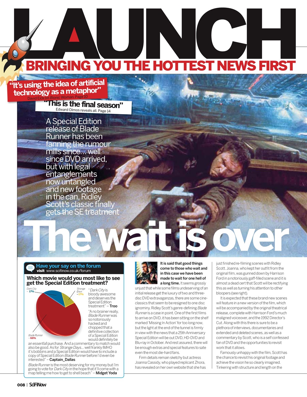 SciFiNow Preview Pages