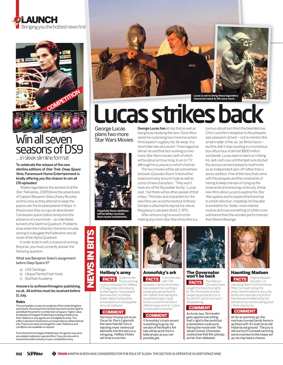 SciFiNow Preview Pages