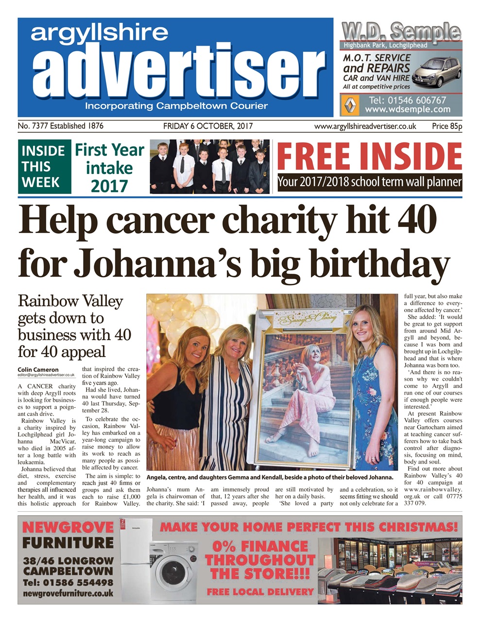 Argyllshire Advertiser Preview Pages