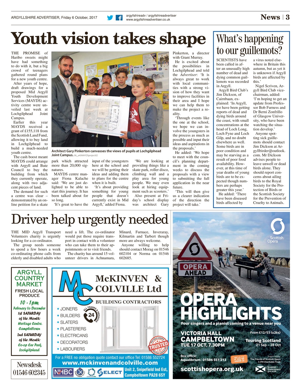 Argyllshire Advertiser Preview Pages