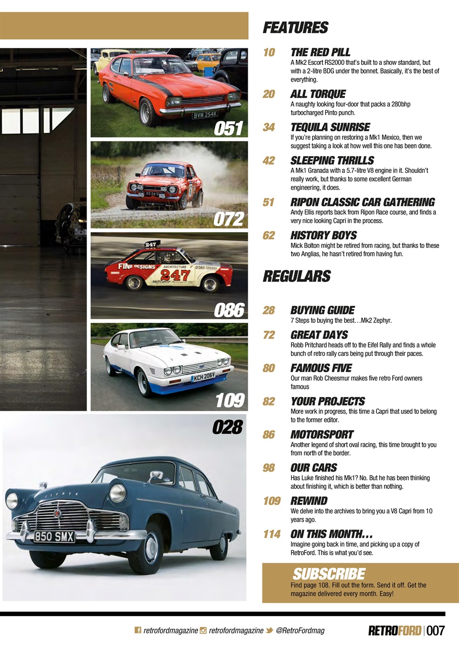 Retro Ford Preview Pages