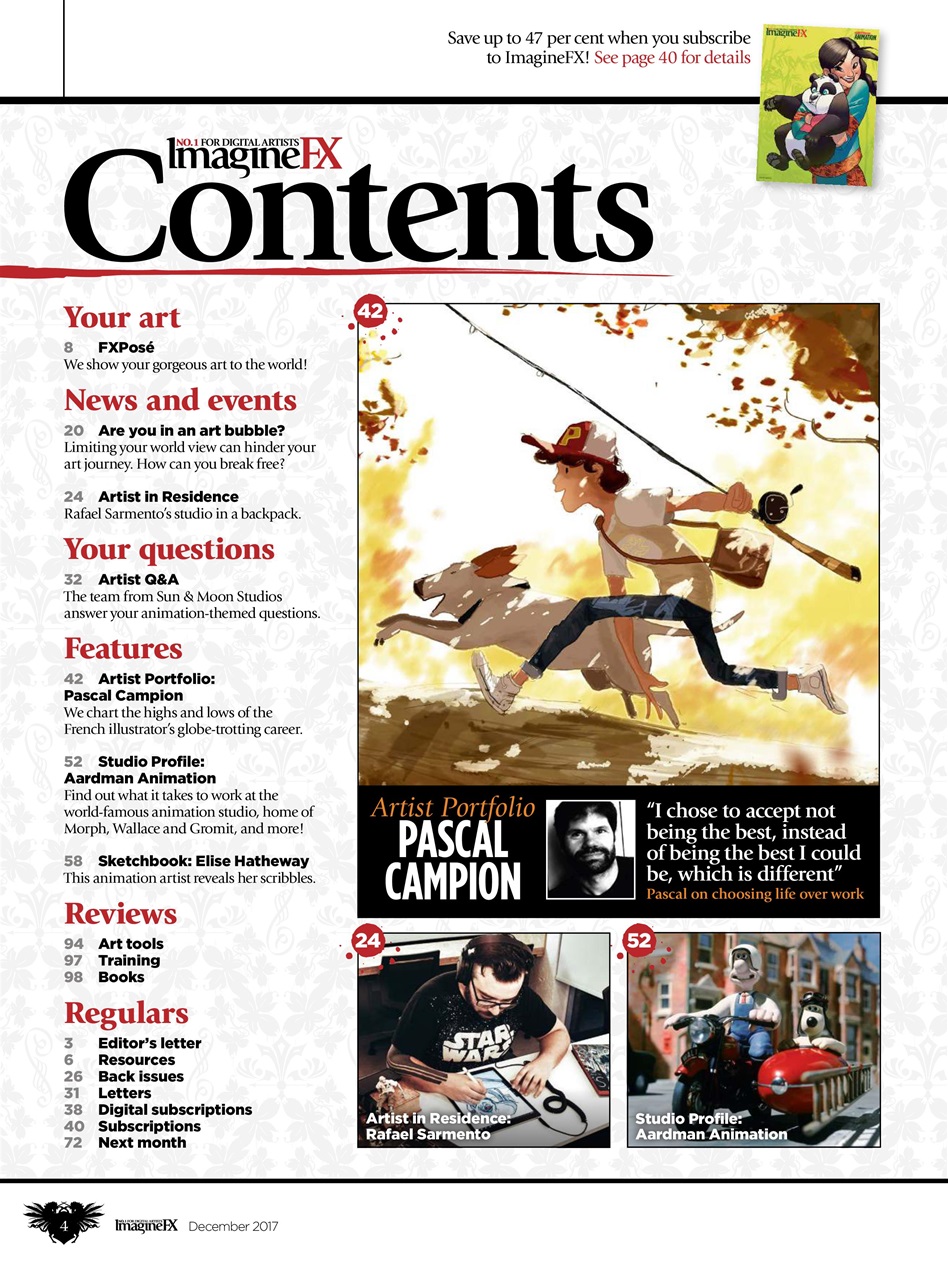 ImagineFX Preview Pages