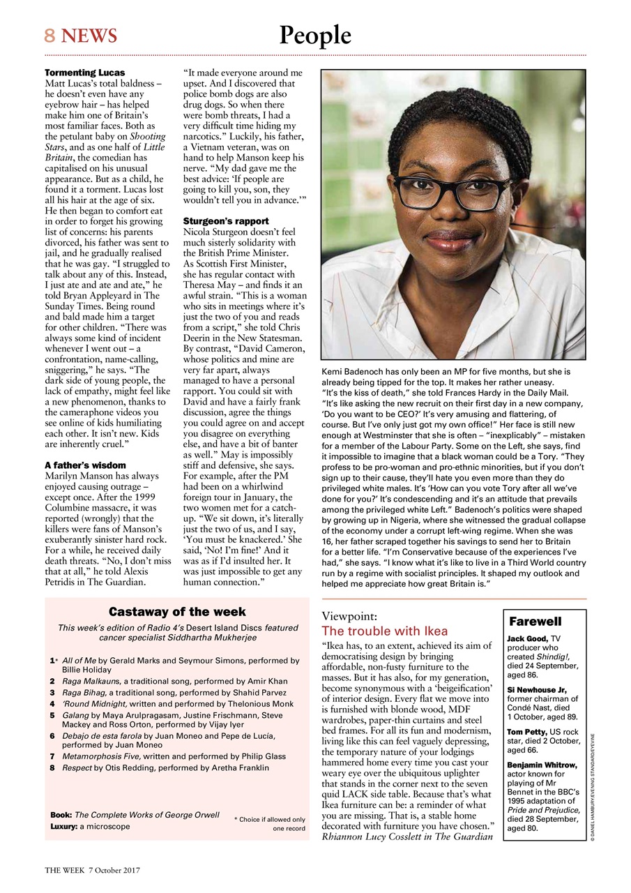 The Week Preview Pages