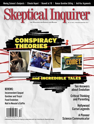 Skeptical Inquirer issue Nov/Dec 17
