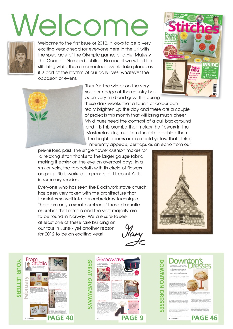 New Stitches Preview Pages