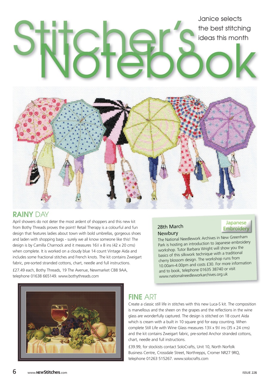 New Stitches Preview Pages