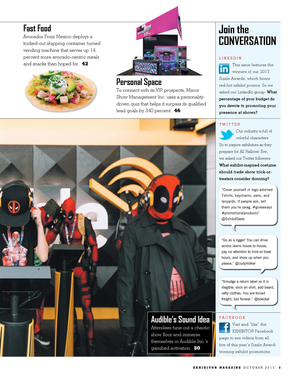 EXHIBITOR Magazine Preview Pages