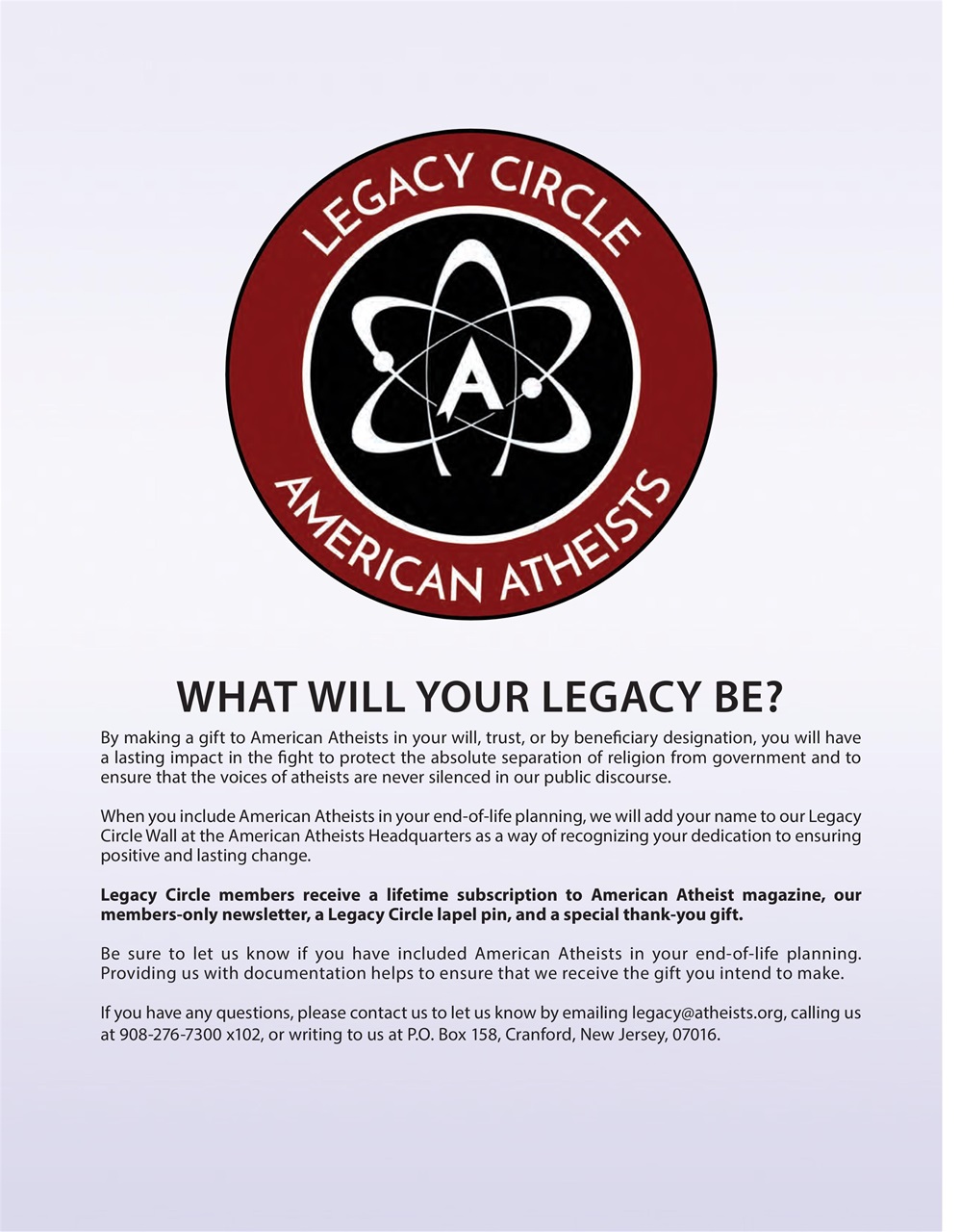 American Atheist Preview Pages