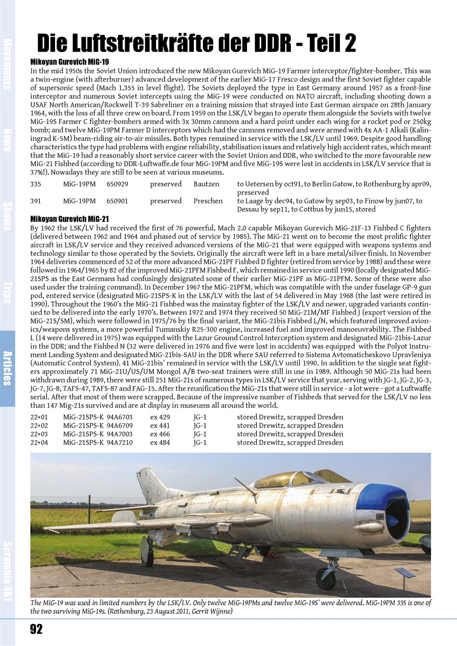 Scramble Magazine Preview Pages