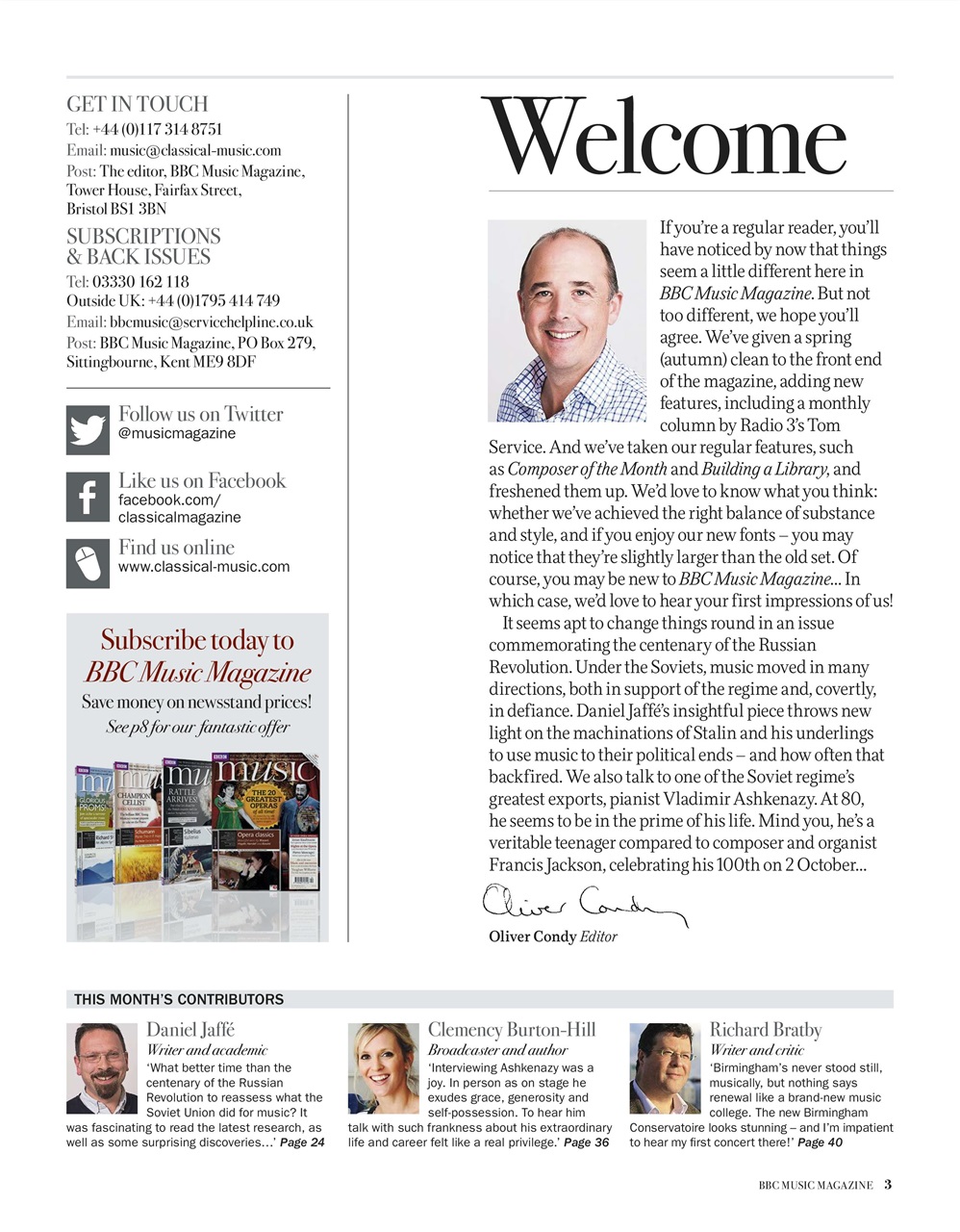 BBC Music Magazine Preview Pages