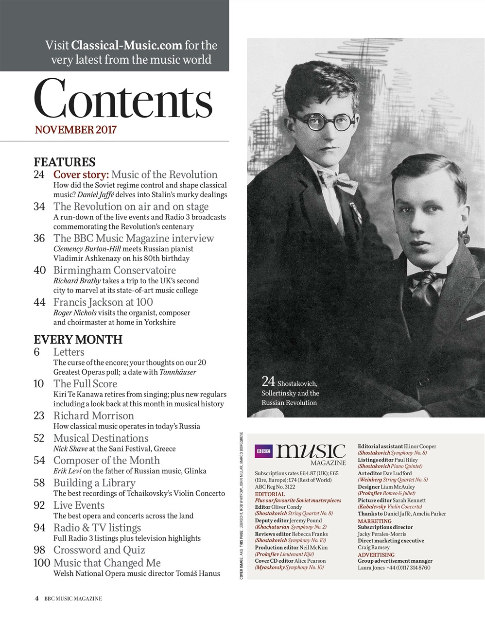 BBC Music Magazine Preview Pages