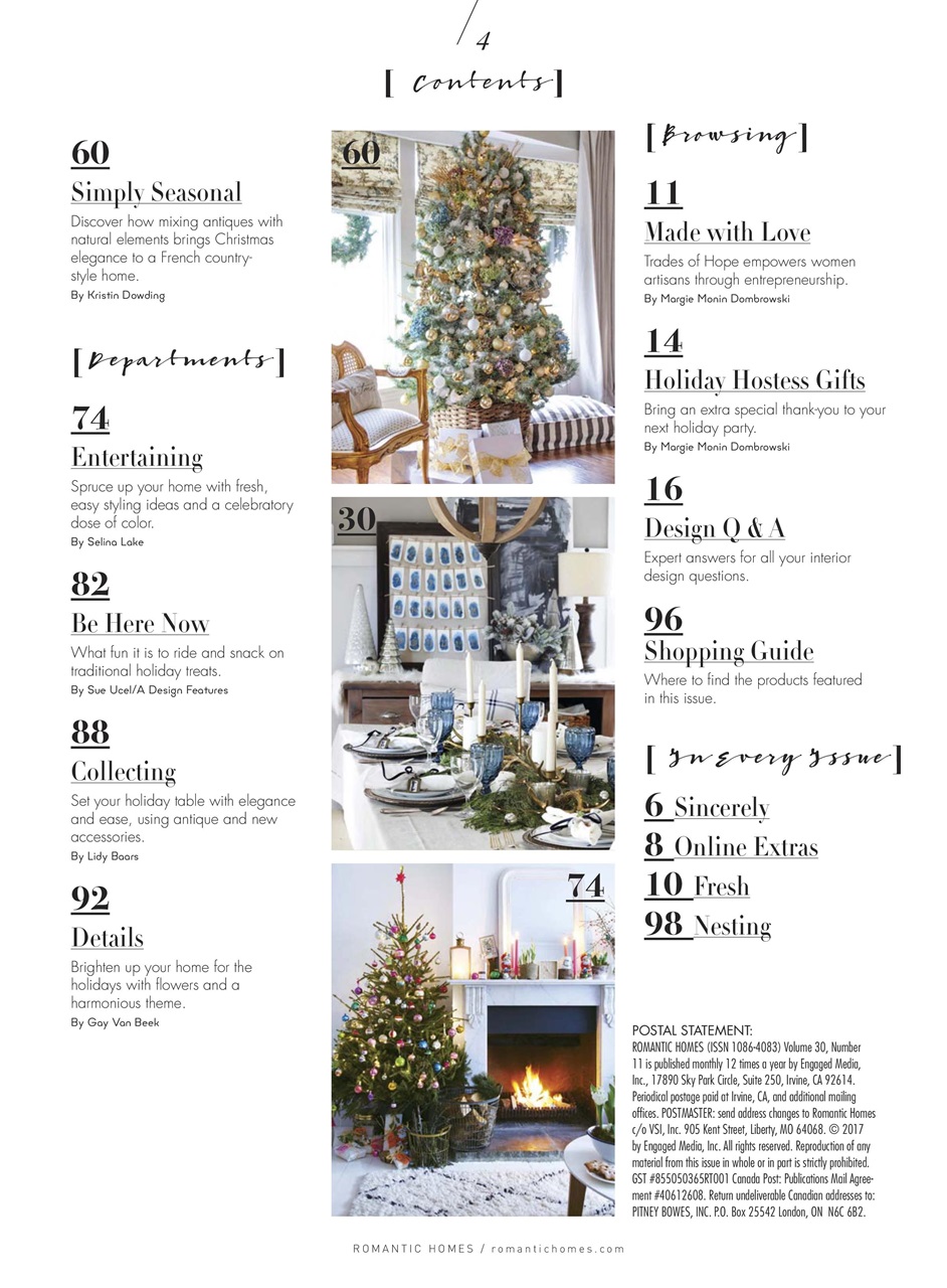 Romantic Homes Preview Pages