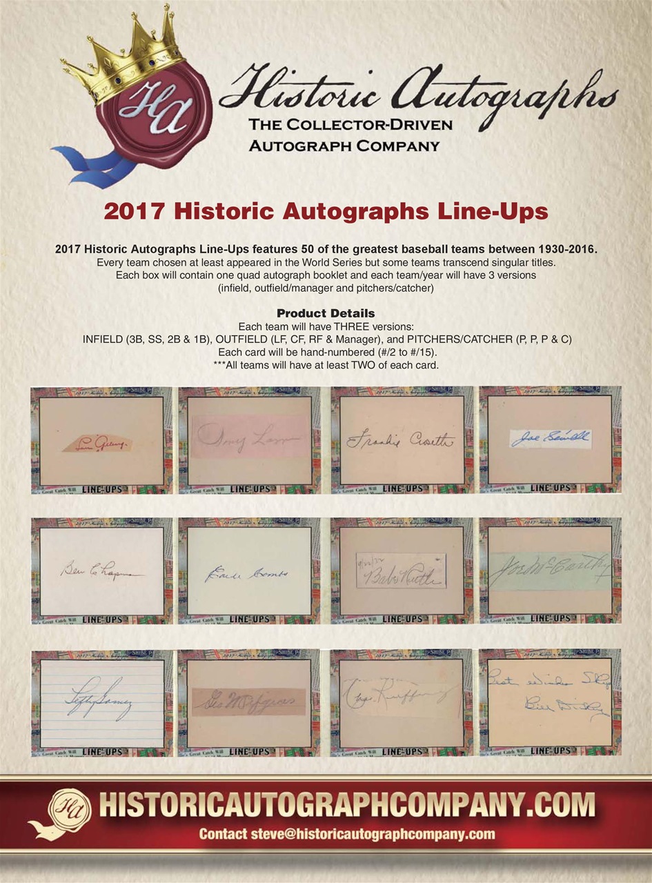 Non-Sport Update Magazine Preview Pages