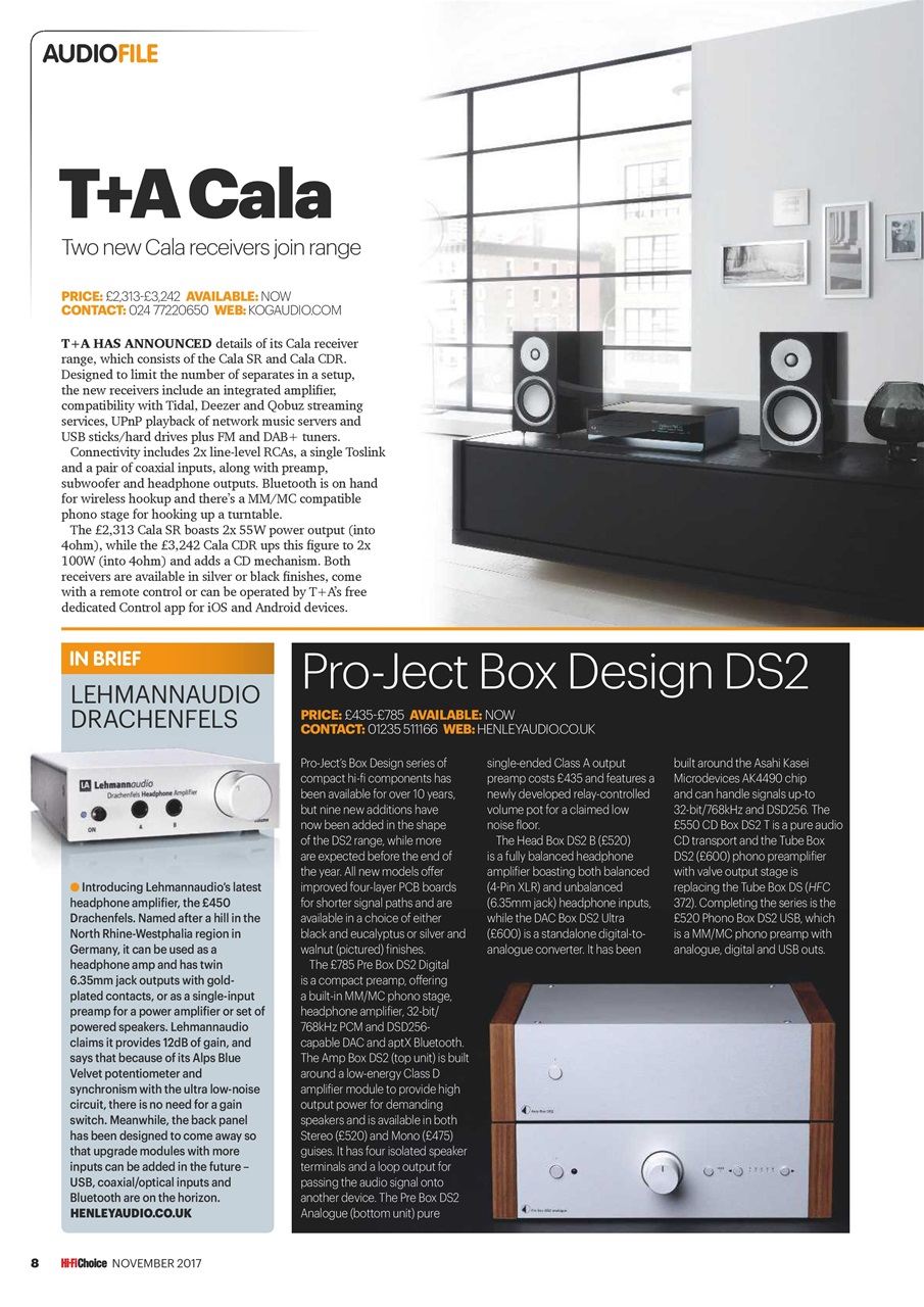 Hi-Fi Choice Preview Pages