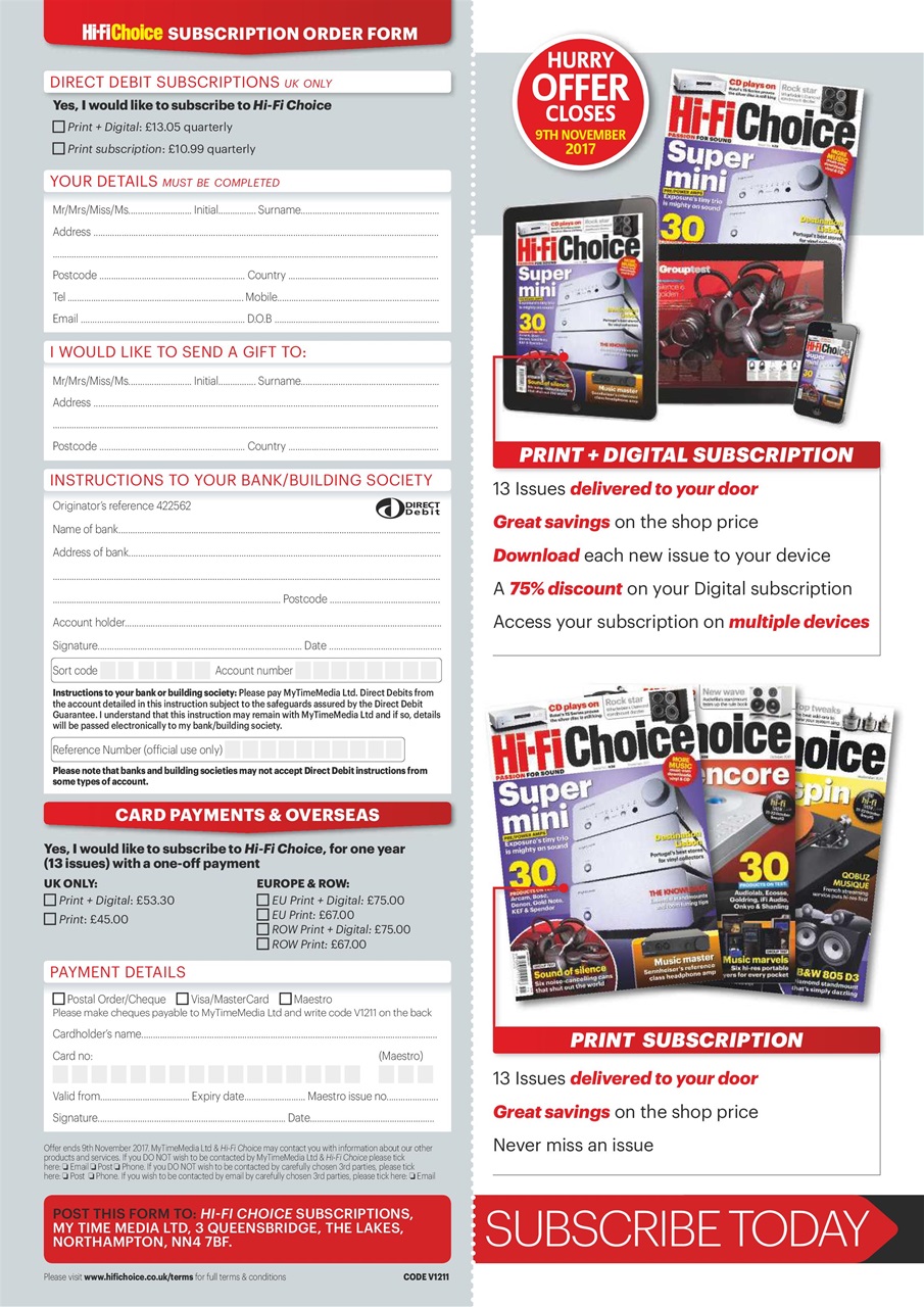 Hi-Fi Choice Preview Pages