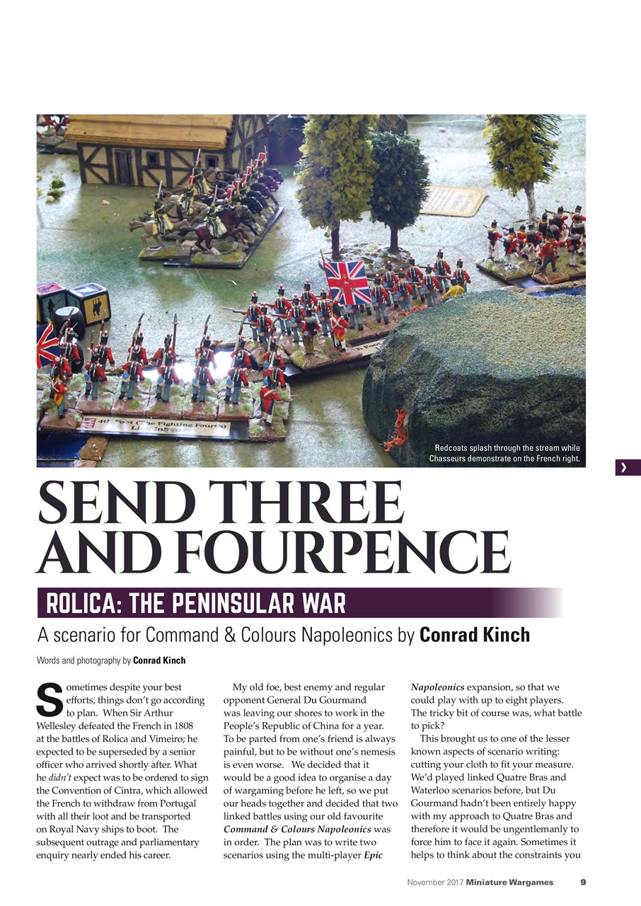 Miniature Wargames Preview Pages