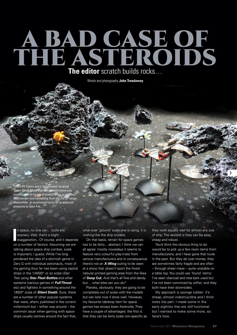 Miniature Wargames Preview Pages