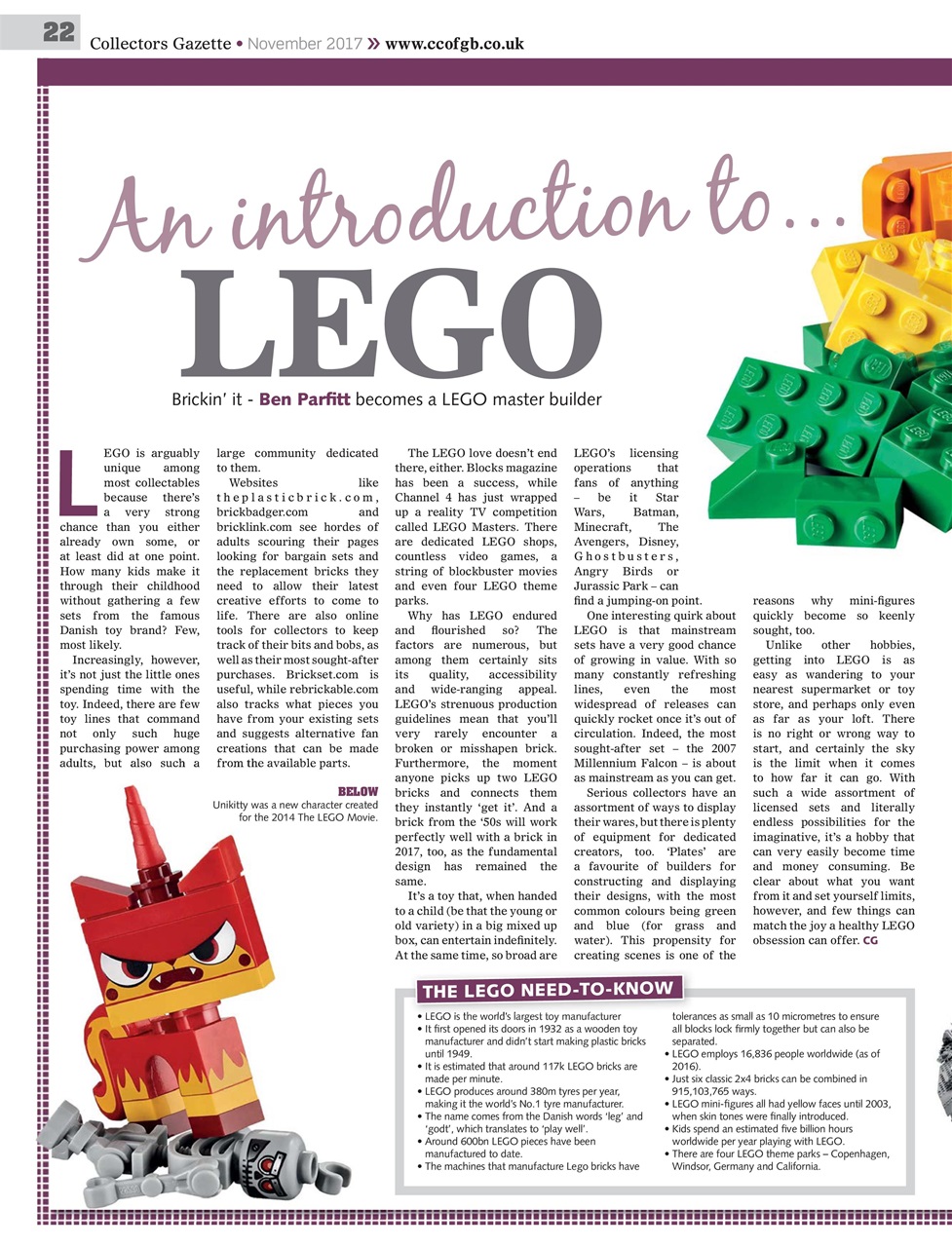 Collectors Gazette Preview Pages