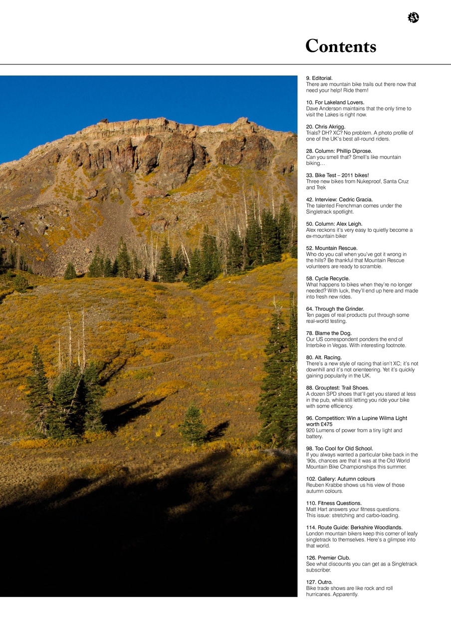 Singletrack Preview Pages