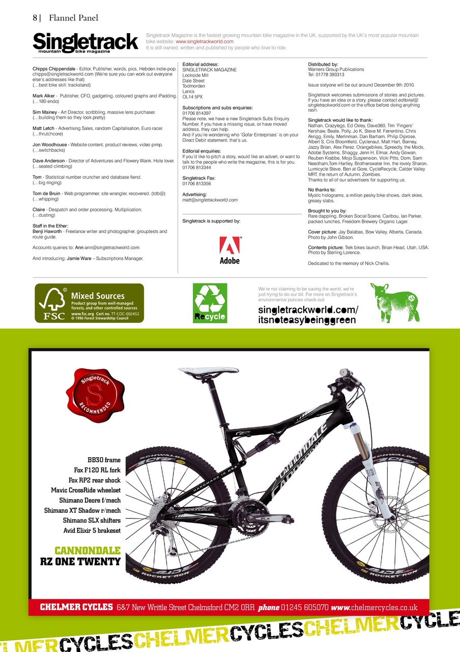 Singletrack Preview Pages