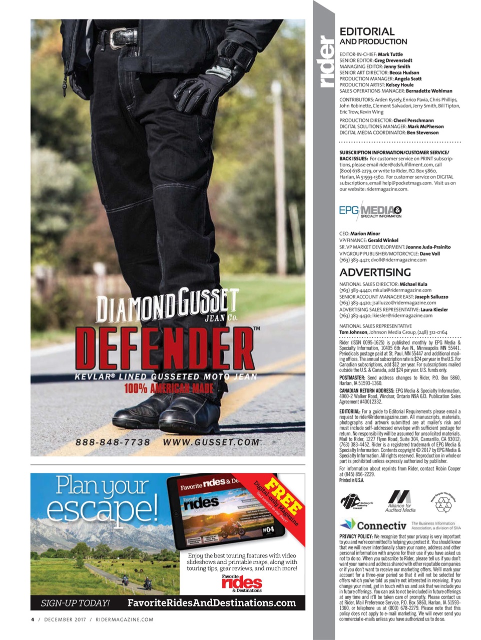 Rider Magazine Preview Pages