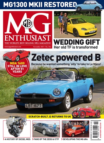 MG Enthusiast issue November 2017