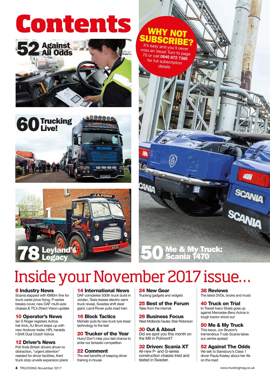 Trucking Magazine Preview Pages