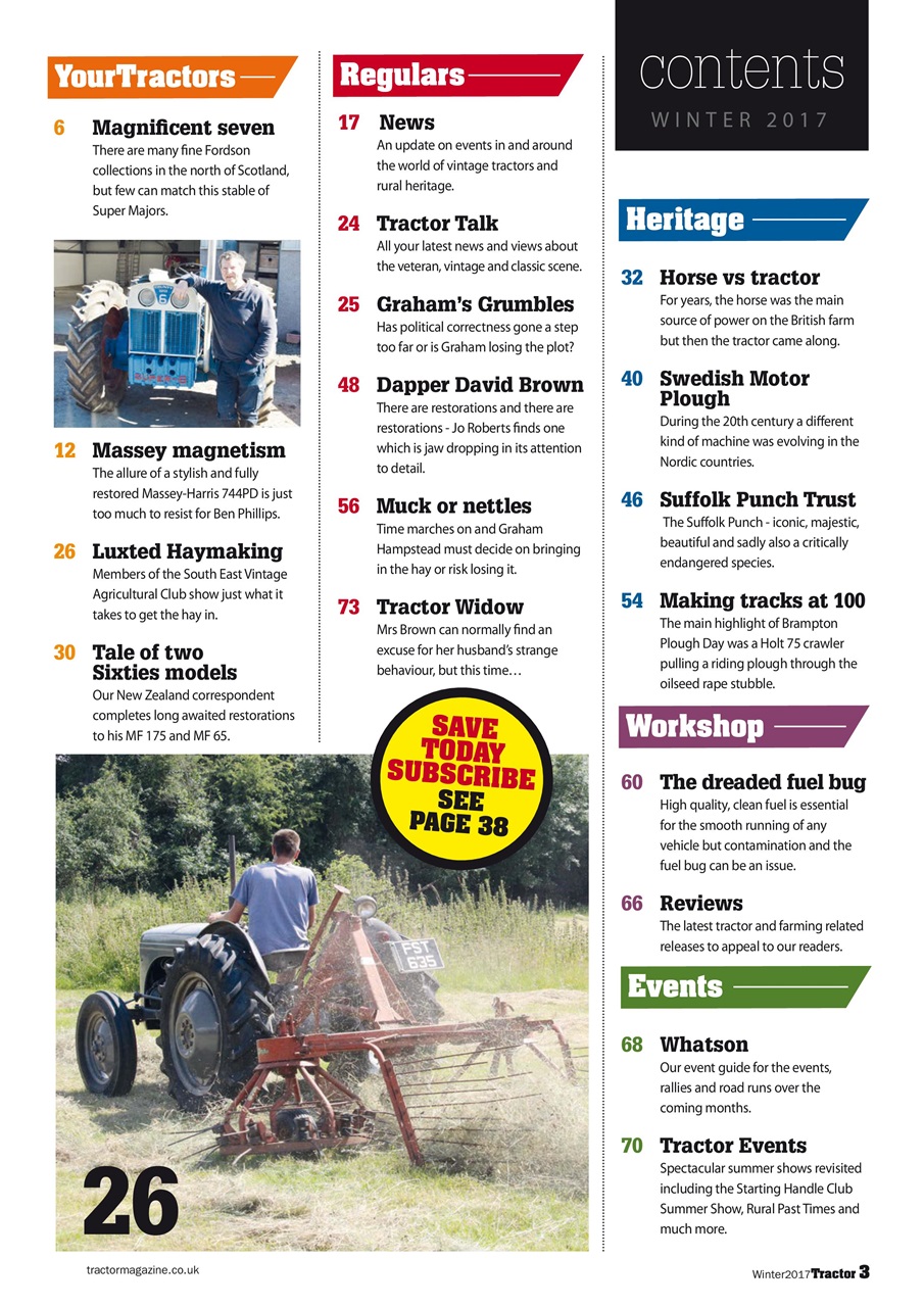Tractor & Farming Heritage Magazine Preview Pages