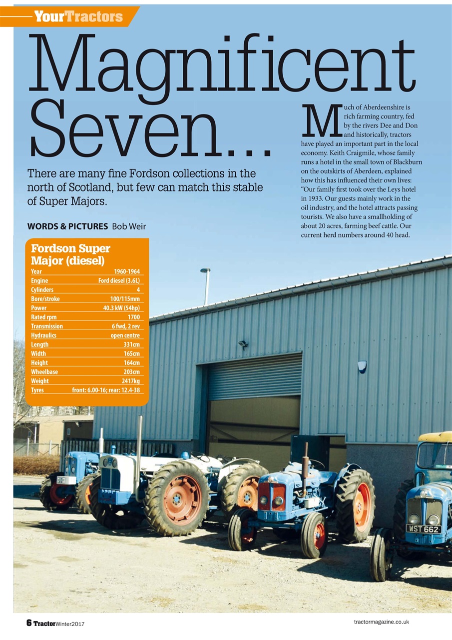 Tractor & Farming Heritage Magazine Preview Pages