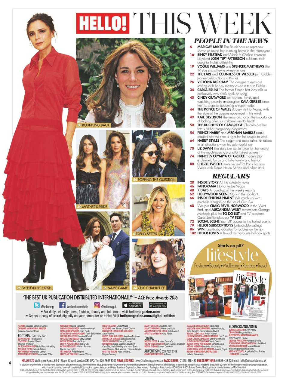 Hello! Magazine Preview Pages