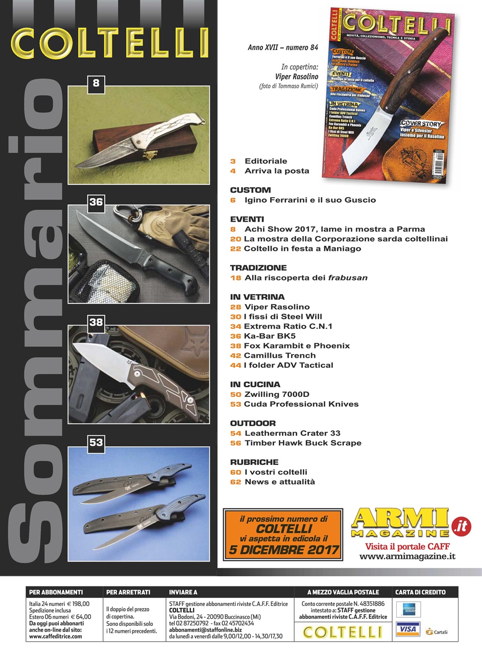 COLTELLI Preview Pages