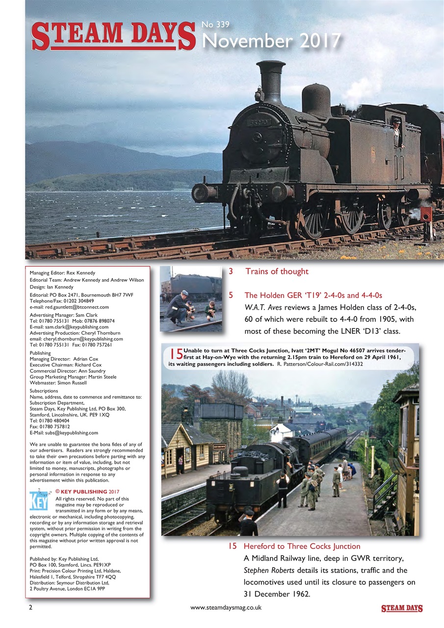 Steam Days Preview Pages