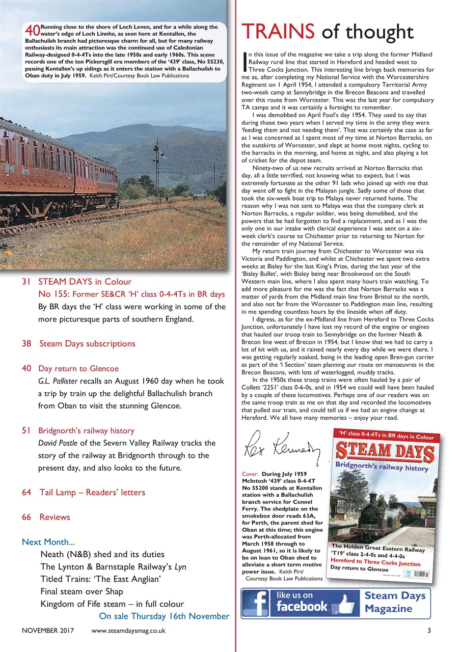 Steam Days Preview Pages