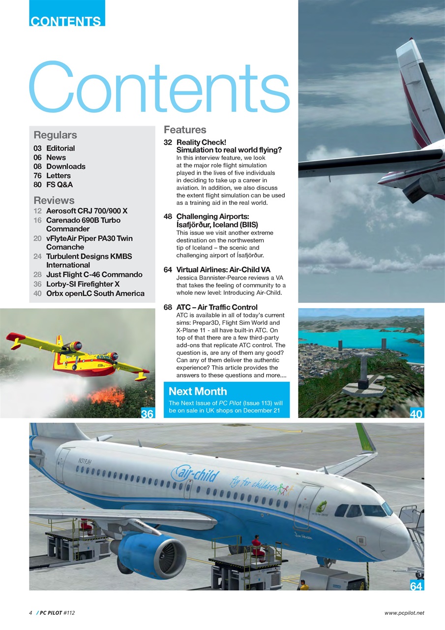 PC Pilot Preview Pages