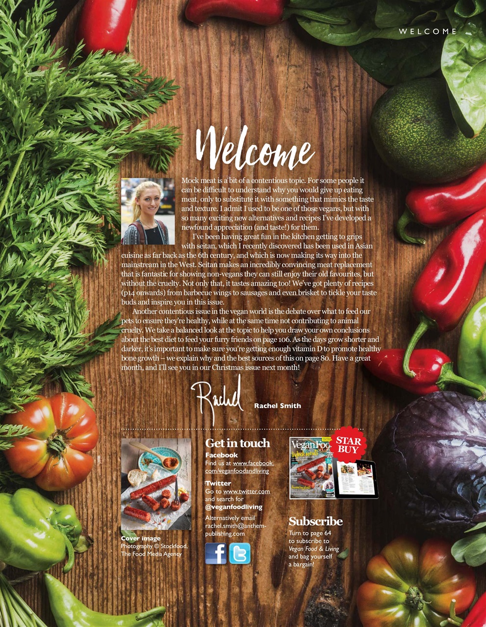 Vegan Food & Living Magazine Preview Pages