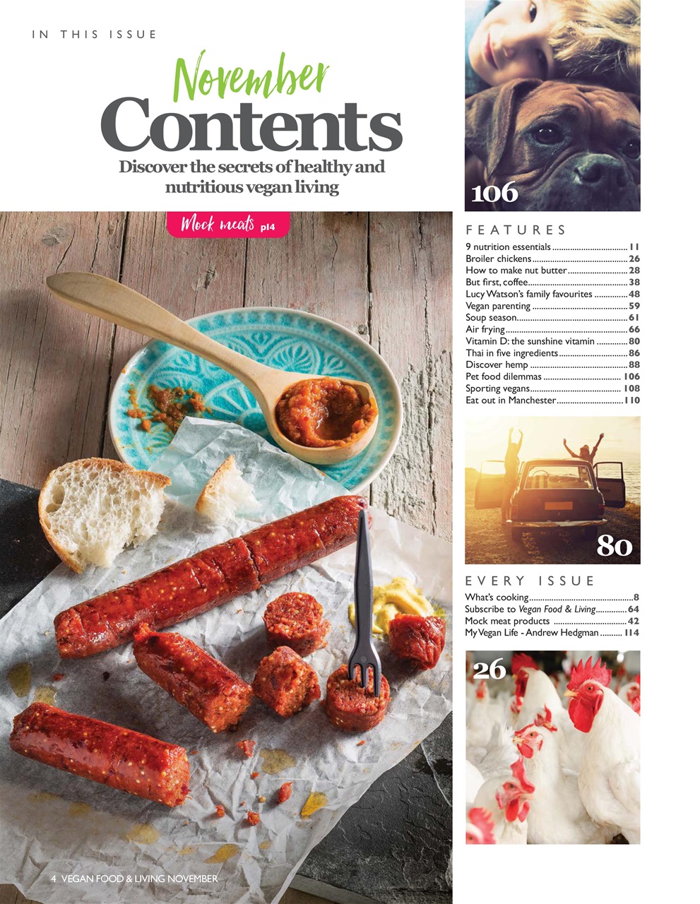 Vegan Food & Living Magazine Preview Pages