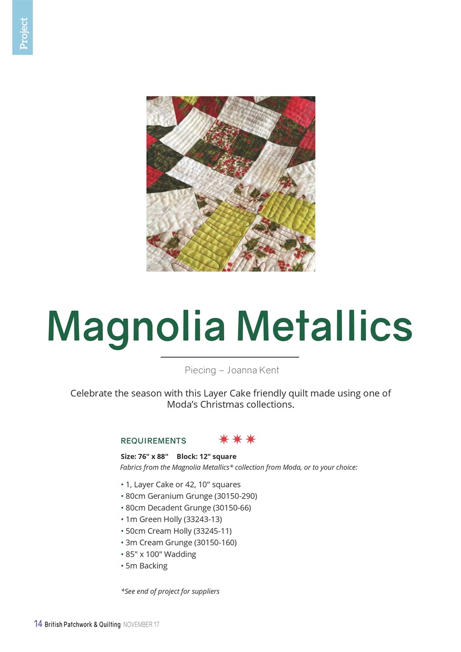 Patchwork and Quilting Preview Pages