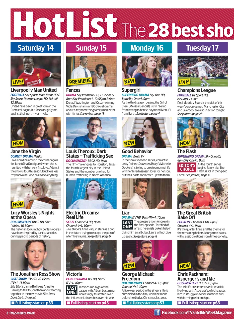 TV & Satellite Week Preview Pages