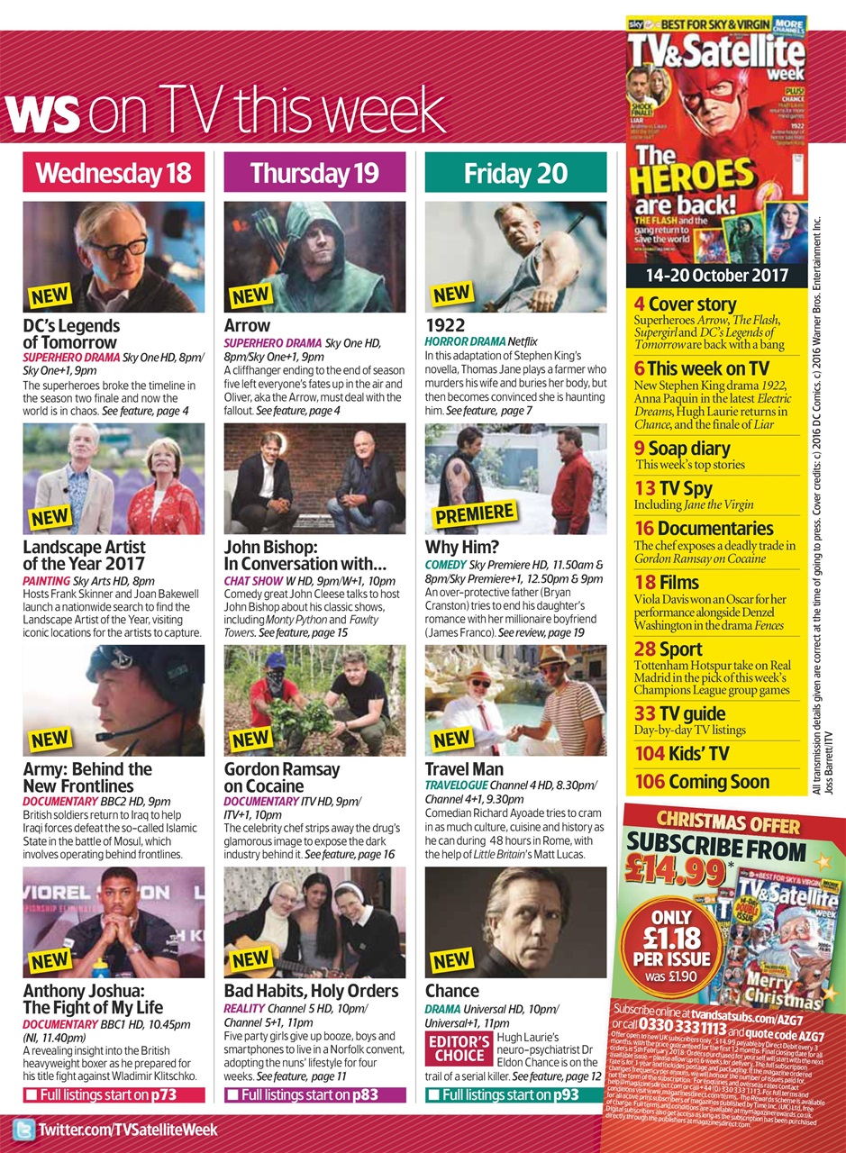 TV & Satellite Week Preview Pages