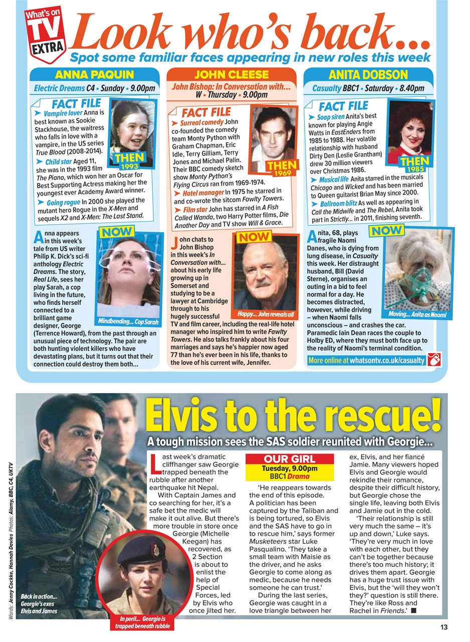 What's on TV Preview Pages