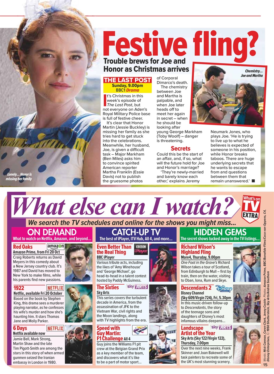 What's on TV Preview Pages