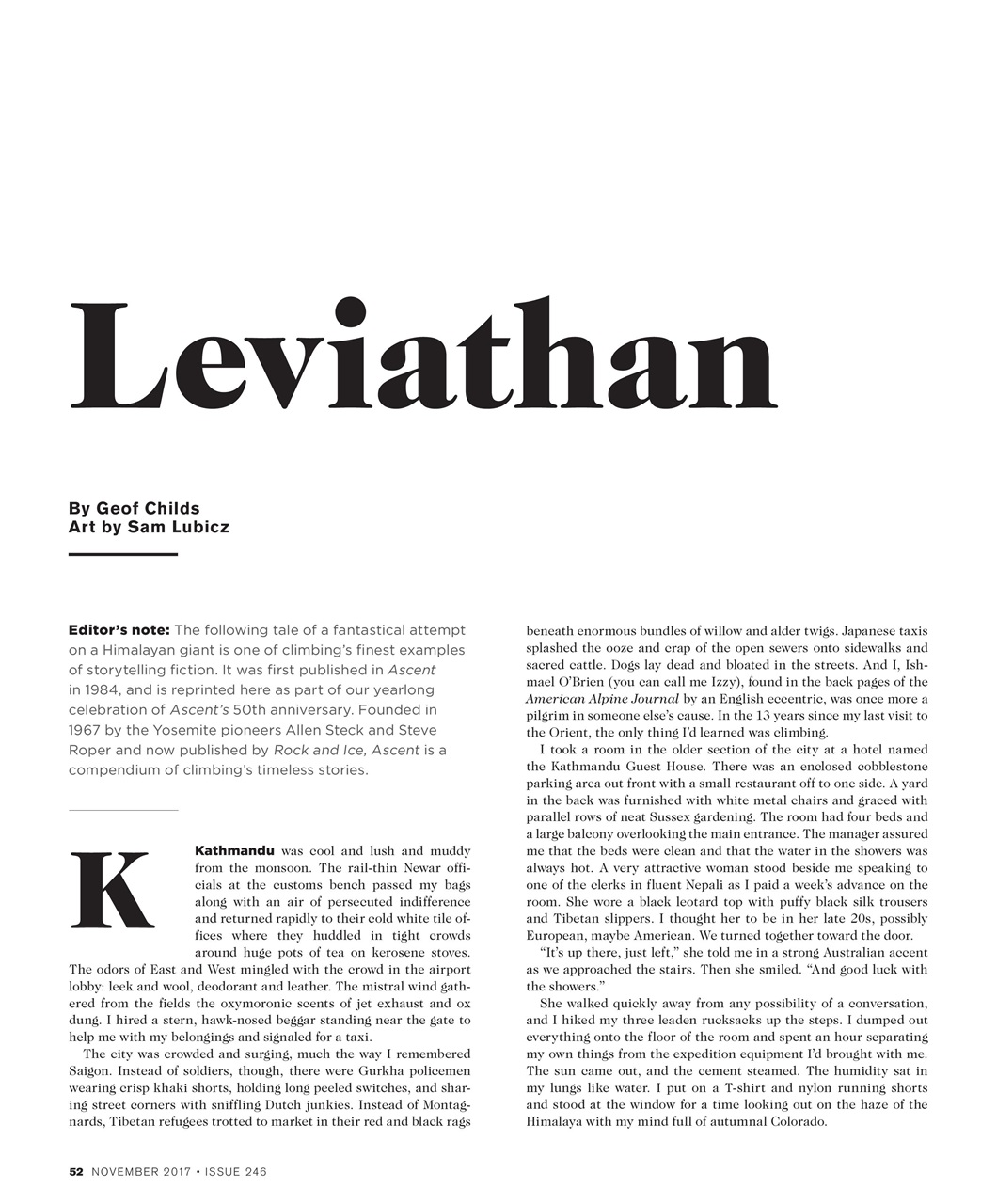 Rock and Ice Preview Pages