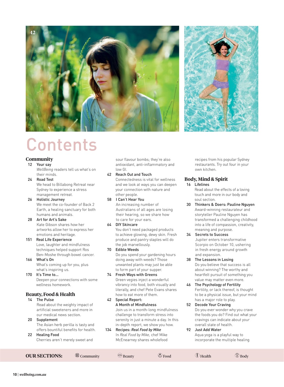 WellBeing Preview Pages