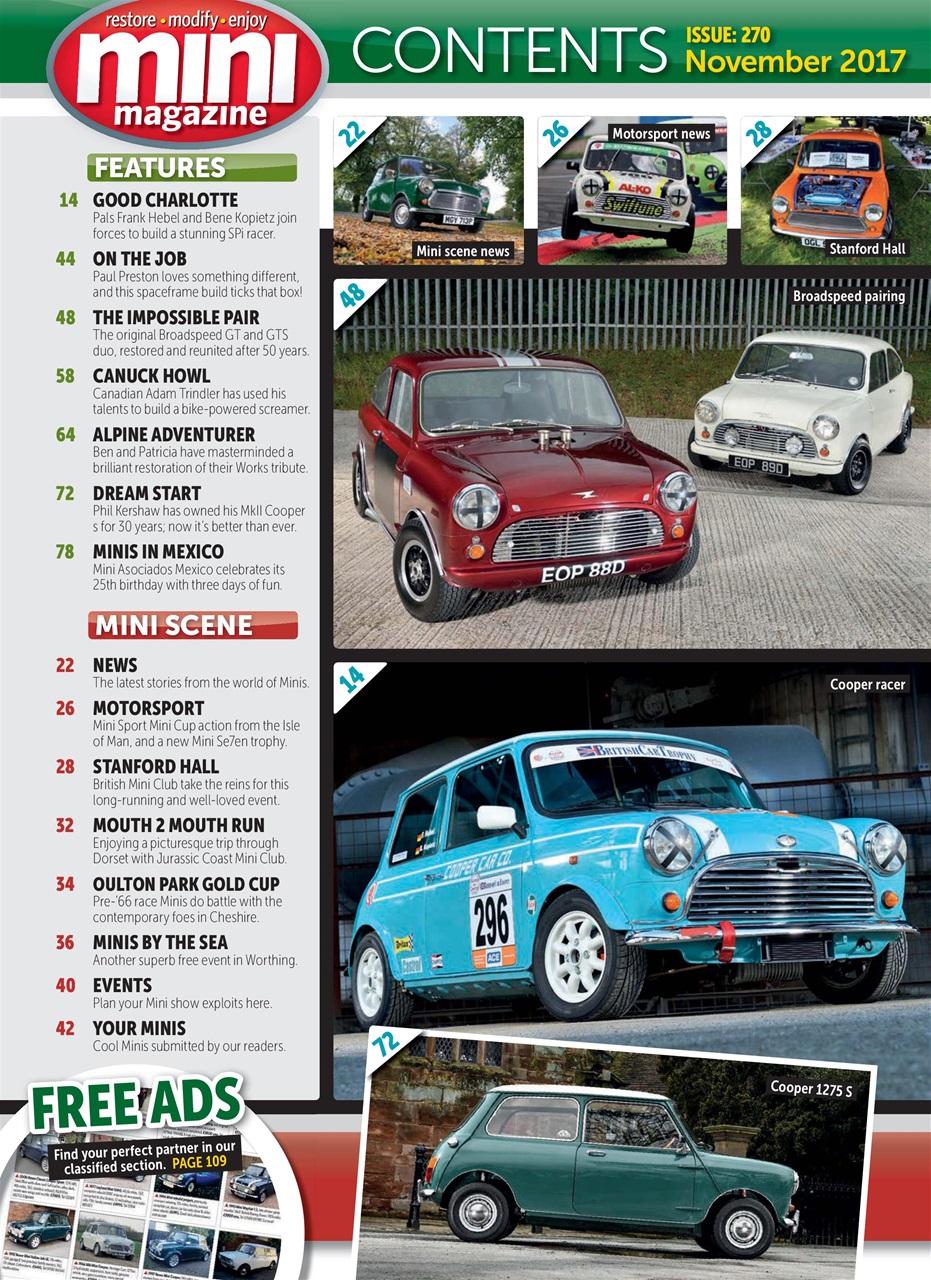 Mini Magazine Preview Pages