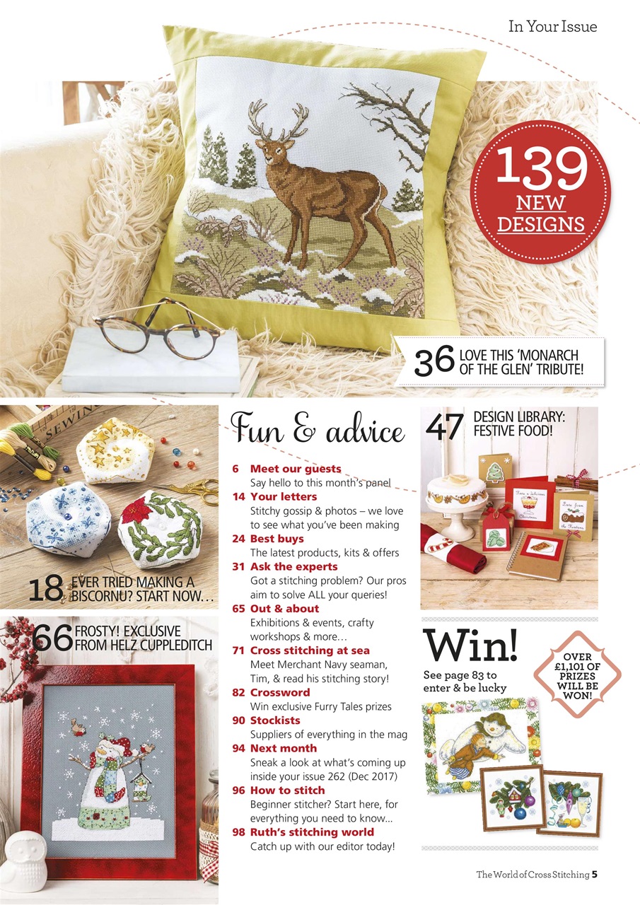 The World of Cross Stitching Preview Pages